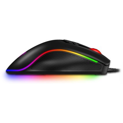 CONNECT IT CMO-3591-BK - LED RGB Trådbunden gamingmus 500-7200 DPI svart