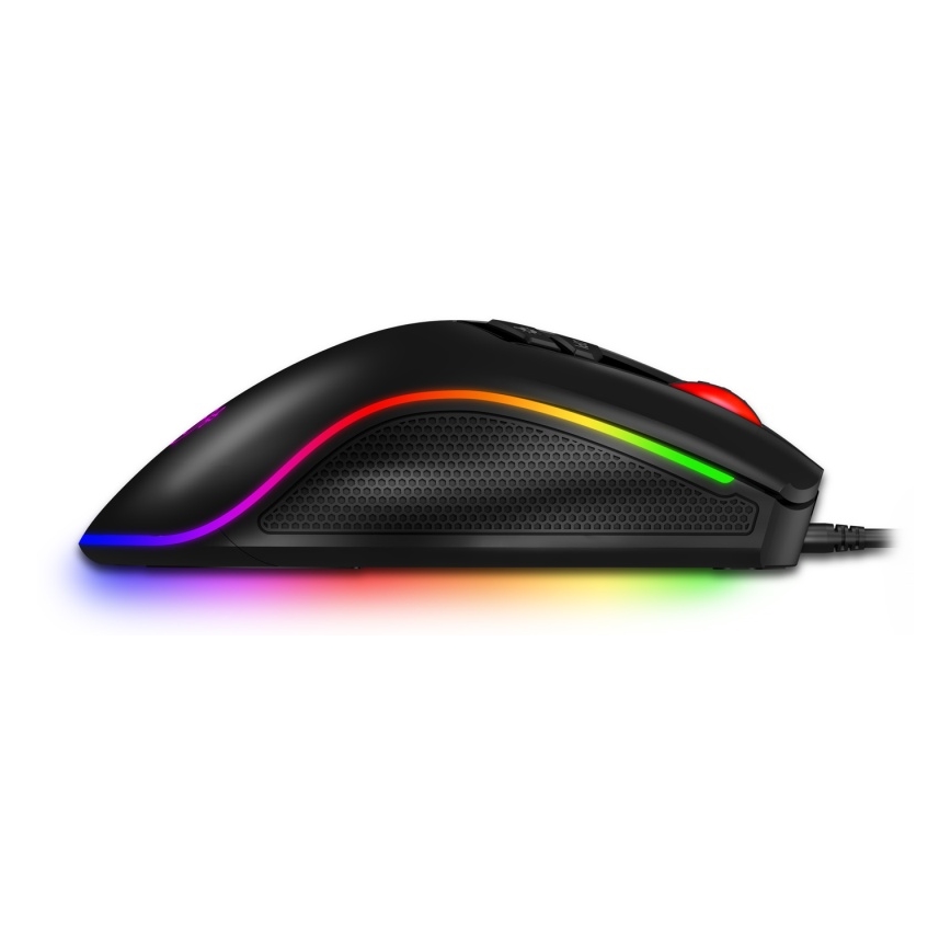 CONNECT IT CMO-3591-BK - LED RGB Trådbunden gamingmus 500-7200 DPI svart