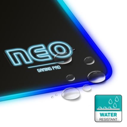 CONNECT IT CMP-3100-LG - LED RGB Gaming tangentbord och musmatta 80x30 cm svart