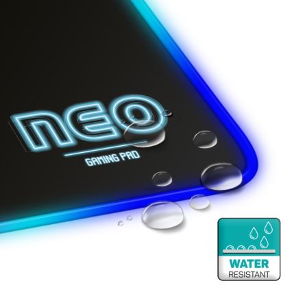 CONNECT IT CMP-3100-SM - LED RGB Spelmusmatta 32x24,5 cm svart