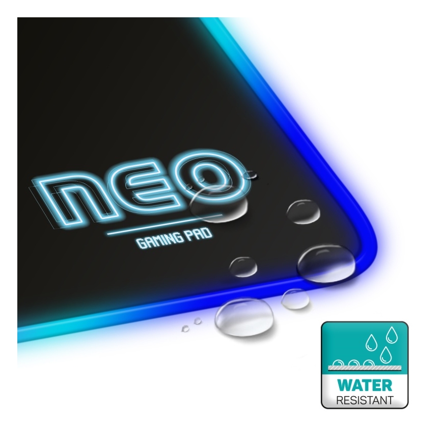 CONNECT IT CMP-3100-SM - LED RGB Spelmusmatta 32x24,5 cm svart