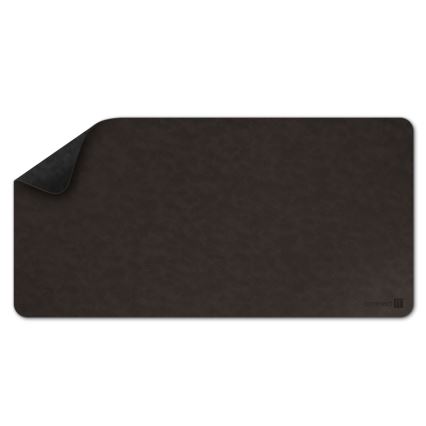 CONNECT IT CMP-4030-LG - Dubbelsidig mus- och tangentbordsmatta 90x40 cm svart/brun
