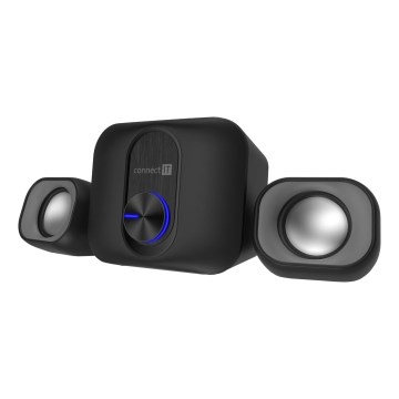 CONNECT IT CSP-2100-BK - LED Uppsättning högtalare med en subwoofer 11W/5V svart