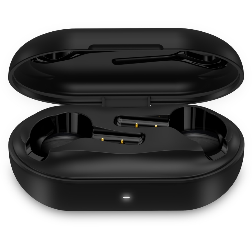 CONNECT IT HEP-5300-BK - Trådlösa hörlurar Med en mikrofon 300 mAh + 2x 35 mAh svart