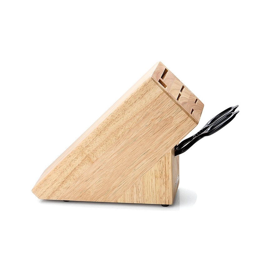 Continenta C30514 - Knivställ 22x11,5x22 cm gummiträ