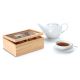 Continenta C3290 - Box för tea bags 23x17,5 cm gummifikon