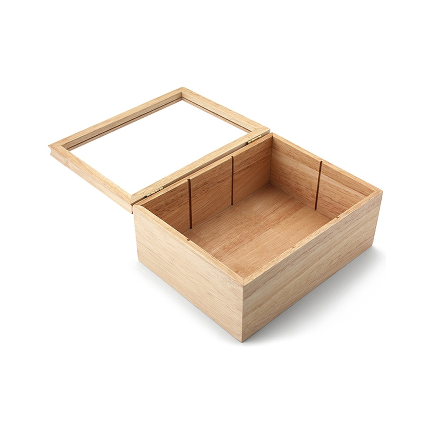 Continenta C3290 - Box för tea bags 23x17,5 cm gummifikon