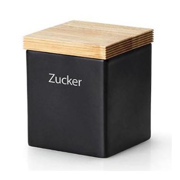 Continenta C3712 - Keramisk matburk med lock 10x10x12,5 cm