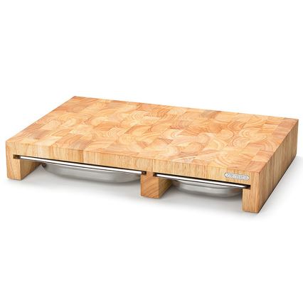 Continenta C4028 - SET 1x Kök skärbräda 50x32,5 cm + 3x skål gummi fig