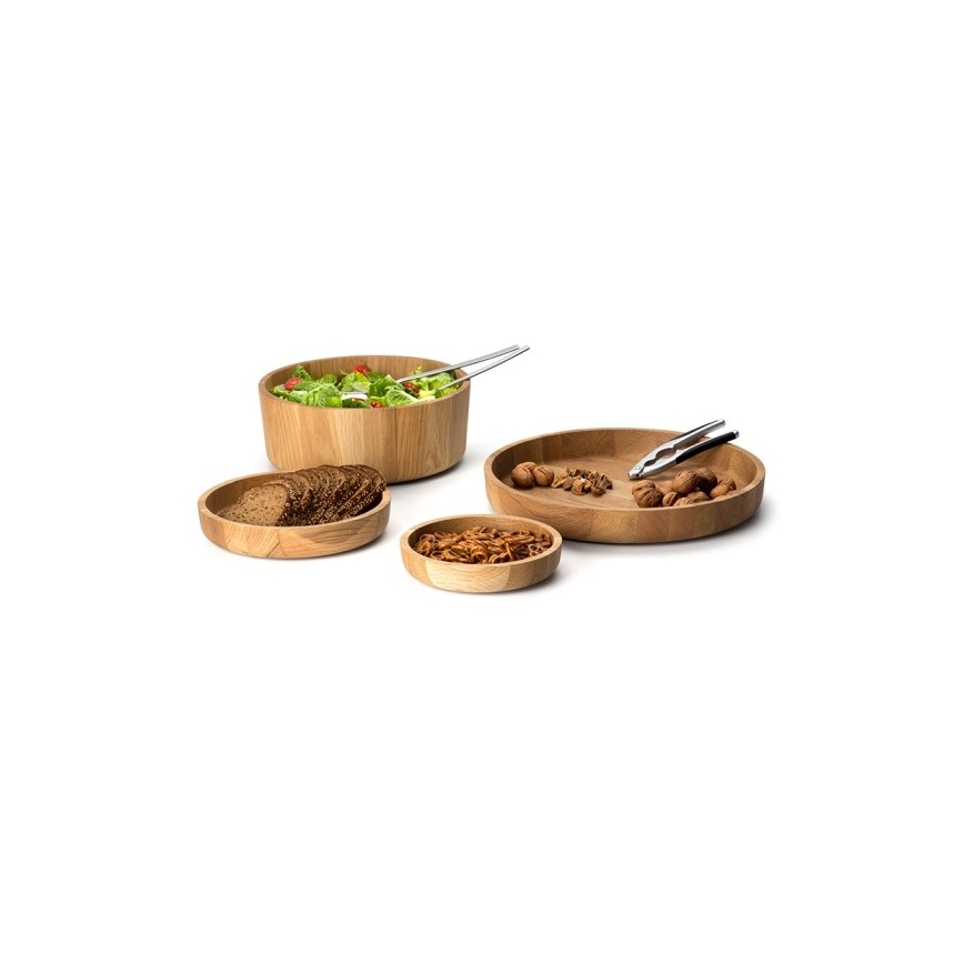 Continenta C4134 - Träskål 25x4,8 cm ek