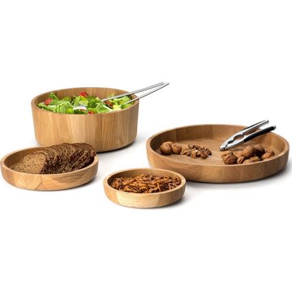 Continenta C4135 - Wooden bowl 38x5,4 cm ek