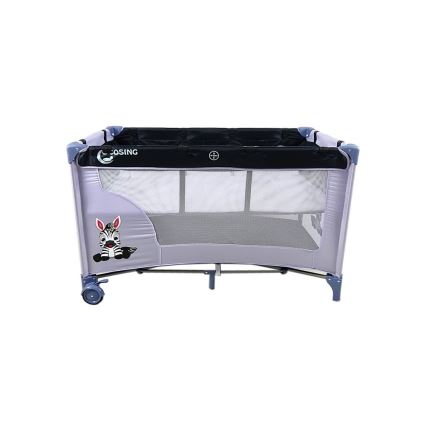 COSING - Resesäng med justerbar lutning ADAM Zebra Grey