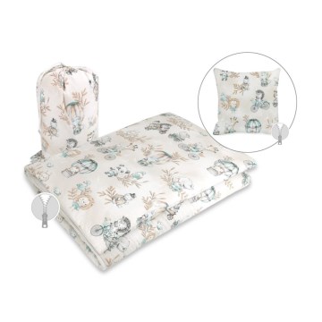 COSING - Resesovsäck med kudde Zoo