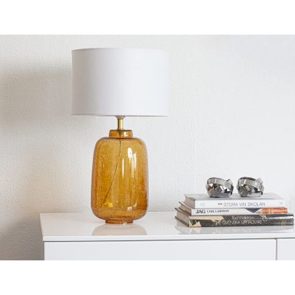 Cottex - Bordslampa BLAKE 1xE27/8W/230V brun