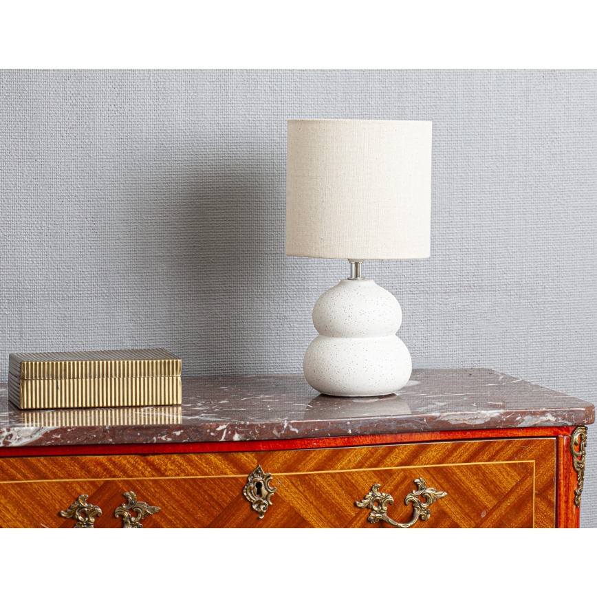 Cottex - Bordslampa LUCIE 1xE14/8W/230V krämfärgad