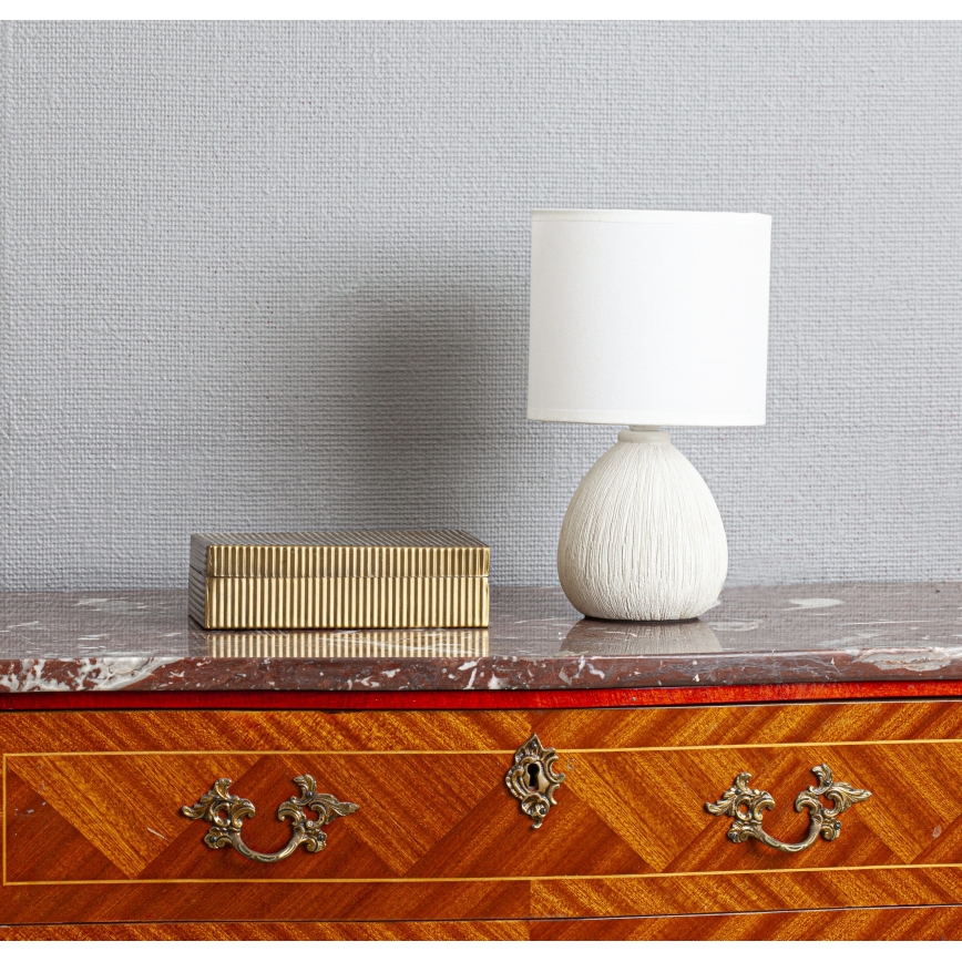 Cottex - Bordslampa MADISON 1xE14/8W/230V krämvit