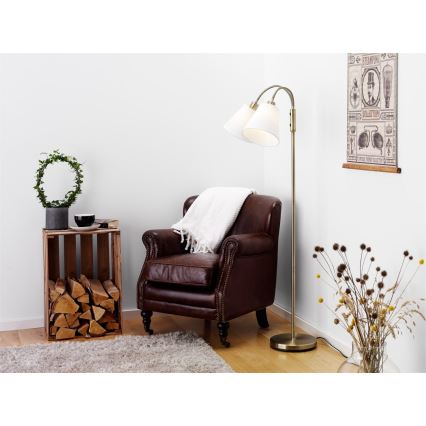 Cottex - Golvlampa DUETT 2xE27/60W/230V