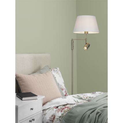 Cottex - Golvlampa LIBRA 1xE27/60W/230V + GU10/40W