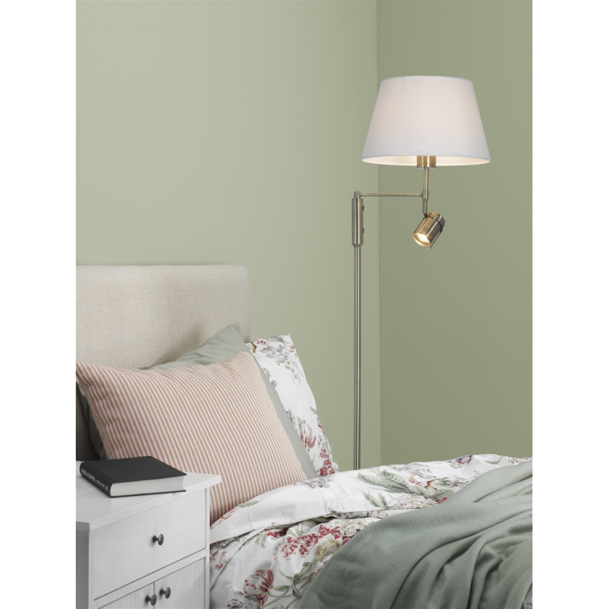 Cottex - Golvlampa LIBRA 1xE27/60W/230V + GU10/40W