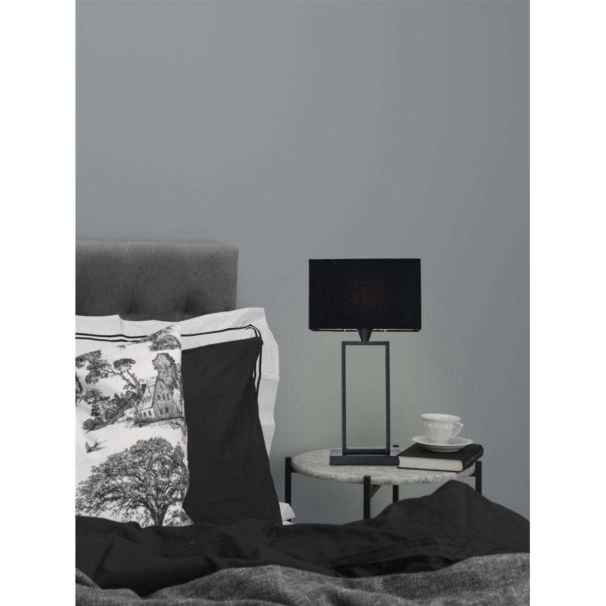 Cottex - Bordslampa KENSINGTON 1xE14/40W/230V svart