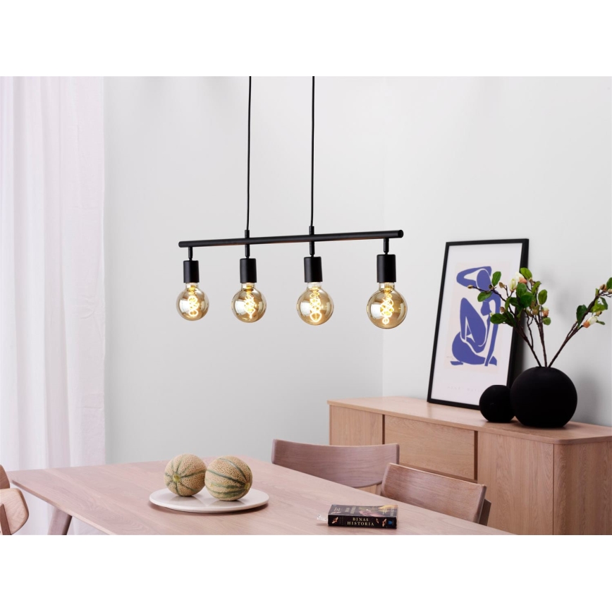 Cottex - Taklampa på vajer ARC 4xE27/60W/230V