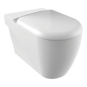 Creavit - WC-kombi GRANDE XL botten-/bakutlopp keramik/vit