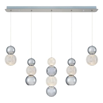 CREMONA LED pendellampa på wire, 27 W, 230 V, 3000 K, mattkrom