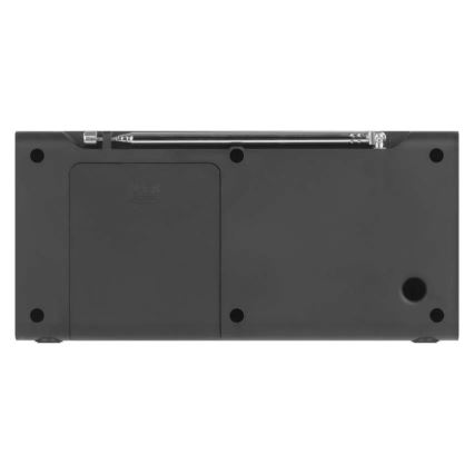 DAB DAB+ FM-radio 3W/5V/4xAA svart