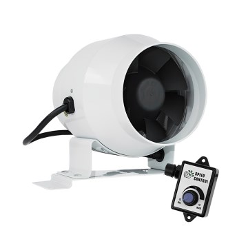 Dalap 24MF100 - Kanalfläkt med energieffektiv motor och varvtalsregulator MF 100 EC 18W/230V