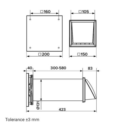 Dalap 24ZH01 - Rumsrekuperator HERO 9,4W/230V