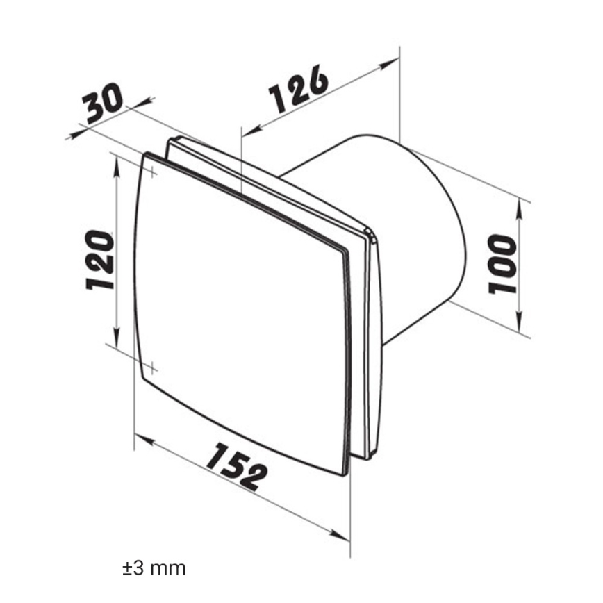 Dalap 41004 - Axialfläkt 100 BF 12 14W/12V