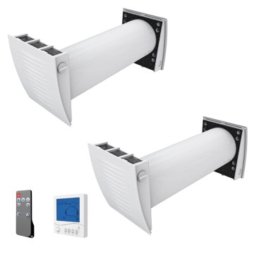 Dalap 55561 - Set med 2 rumsåtervinningsaggregat ZEPHIR SIMPLE DOUBLE 7,61W/230V