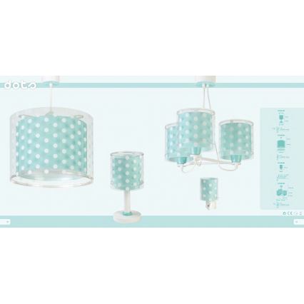 Dalber 41007H - Ljuskrona Barn DOTS 3xE27/60W/230V