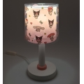 Dalber 41251 - LED-lampa för barn HELLO KITTY&FRIENDS 1xG4/4W/230V rosa