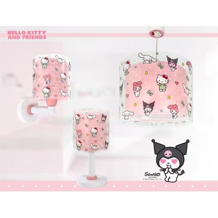 Dalber 41251 - LED-lampa för barn HELLO KITTY&FRIENDS 1xG4/4W/230V rosa