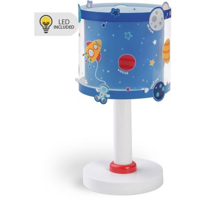 Dalber 41341N - LED barnlampa PLANETS 1xG4/4W/230V blå