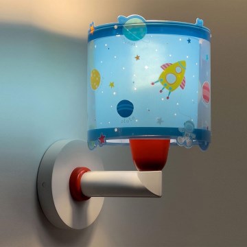 Dalber 41349 - Vägglampa för barn PLANETS 1xE27/15W/230V