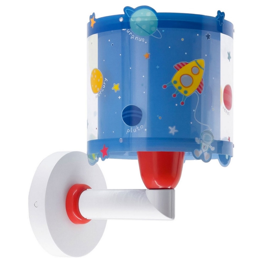 Dalber 41349 - Vägglampa för barn PLANETS 1xE27/15W/230V