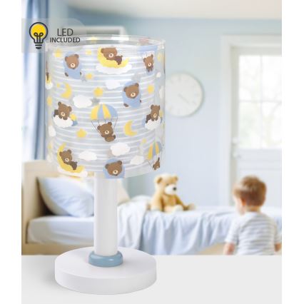 Dalber 41571T - LED-barnlampa BABY TEDDY 1xG4/4W/230V blå