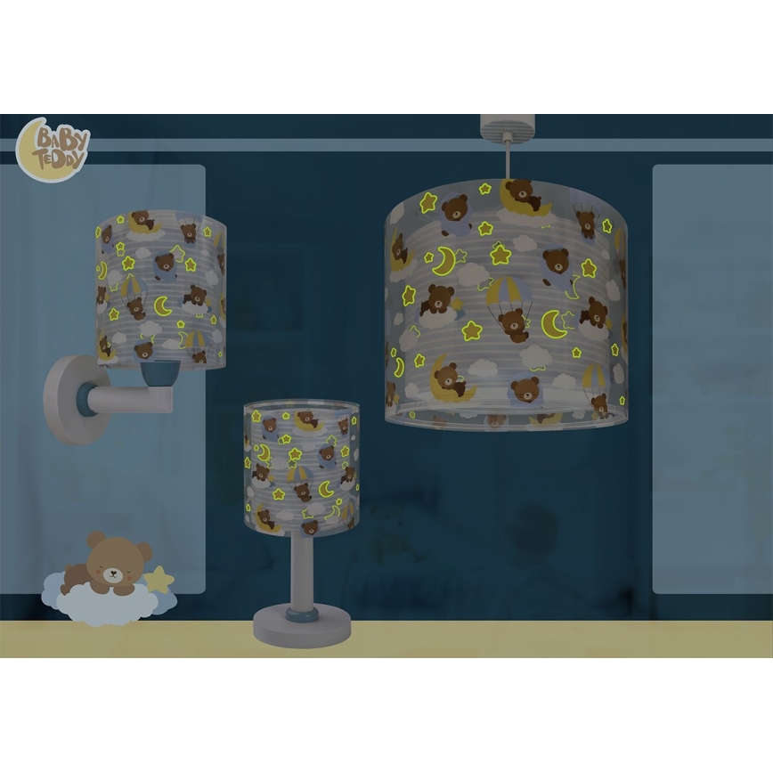 Dalber 41571T - LED-barnlampa BABY TEDDY 1xG4/4W/230V blå