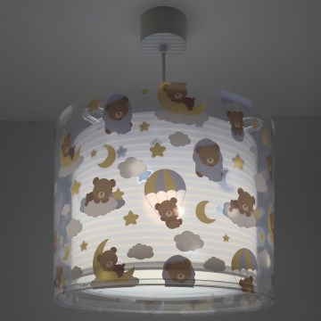 Dalber 41572T - Barnlampa BABY TEDDY 1xE27/15W/230V blå