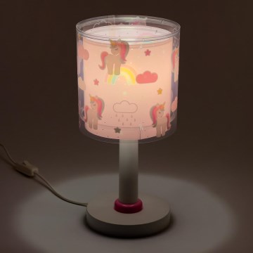Dalber 41591N - LED-barnlampa UNICORNS 1xG4/4W/230V, rosa