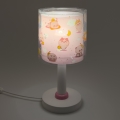 Dalber 41761S - LED-barnlampa KAWAII FRIENDS 1xG4/4W/230V rosa