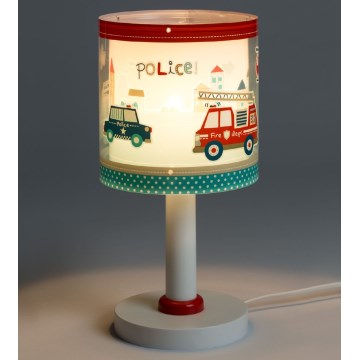 Dalber 60611N - LED-barnlampa POLICE 1xG4/4W/230V flerfärgad