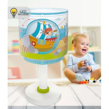 Dalber 60651N - LED-barnlampa PIRATE ISLAND 1xG4/4W/230V färgglad