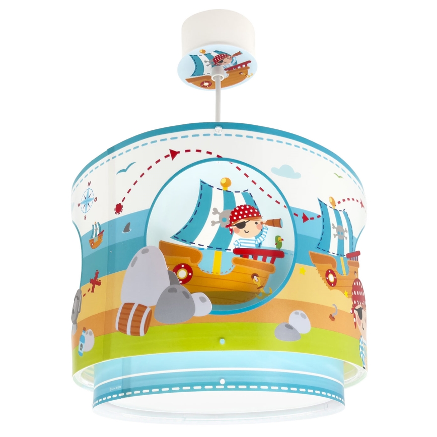 Dalber 60652 - Ljuskrona för barn PIRAT ISLAND 1xE27/15W/230V