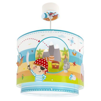 Dalber 60652 - Ljuskrona för barn PIRAT ISLAND 1xE27/15W/230V