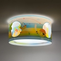 Dalber 60656 - Takbelysning för barn PIRAT ISLAND 2xE27/15W/230V