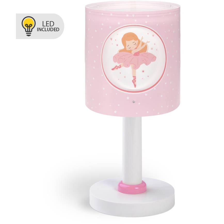 Dalber 60911 - LED-barnlampa PRINCESS DANCE 1xG4/4W/230V rosa