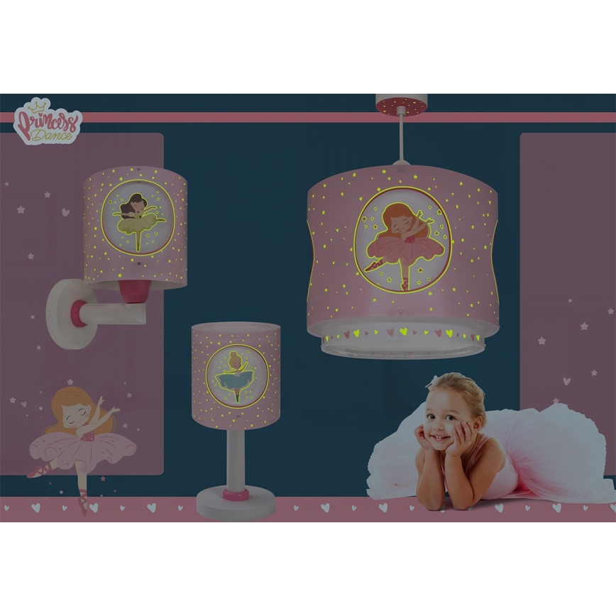 Dalber 60911 - LED-barnlampa PRINCESS DANCE 1xG4/4W/230V rosa